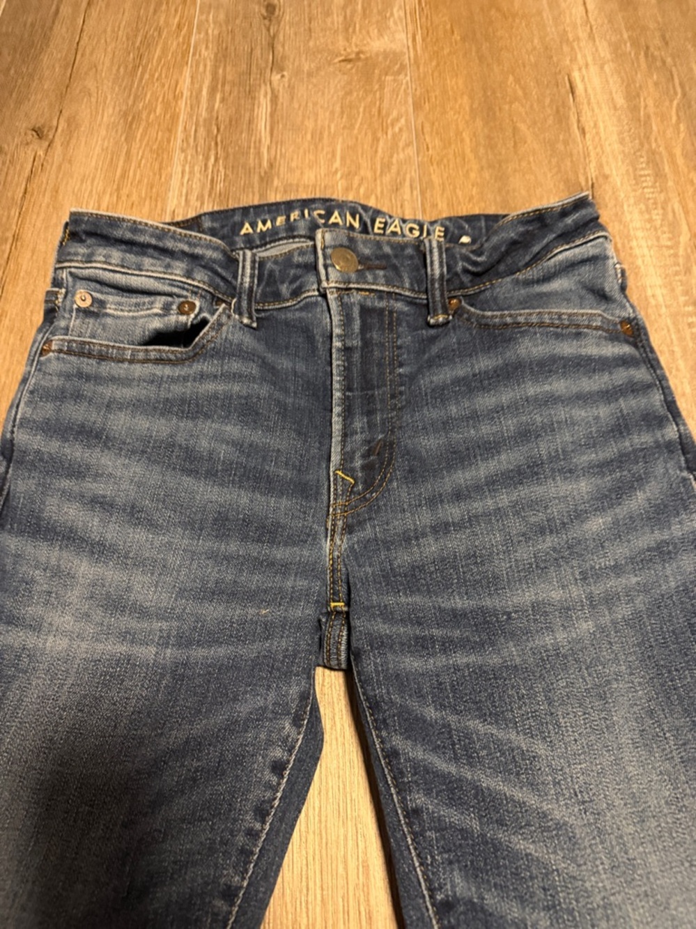 American Eagle Outfitters Air-flex Dark Wash Slim Jeans